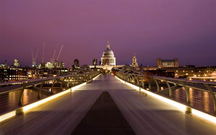 millenium bridge london-City fotografía de viaje fondo de pantalla Vistas:7476