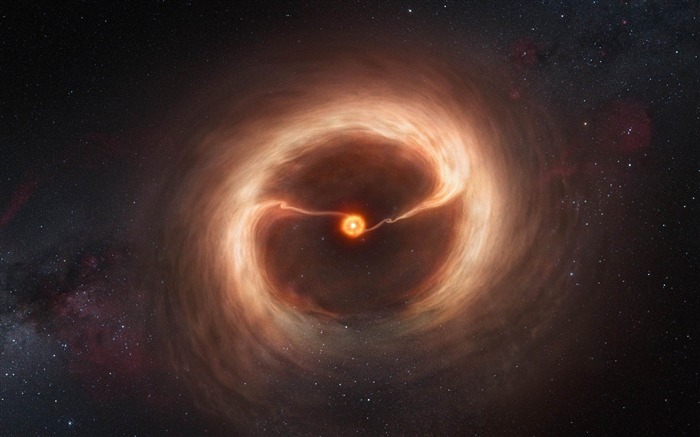 space stars black holes circles-space HD Widescreen Wallpapers Views:15375 Date:2013/3/27 22:24:37