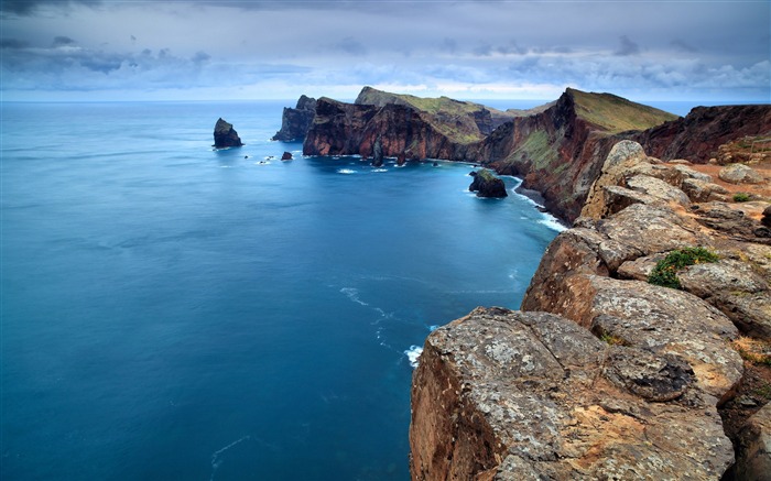 Belle côte-Paysage HD Fond d'écran Vues:11898