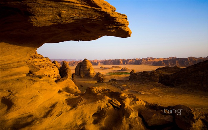 Ciudad del desierto de 2013 fondo de pantalla con pantalla grande del tema de Bing Vistas:13709