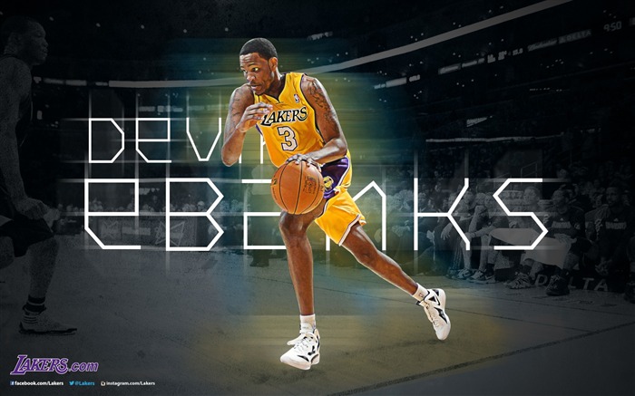 Devin Ebanks 德文·伊班克斯-NBA洛杉矶湖人2012-13赛季壁纸 浏览:8396