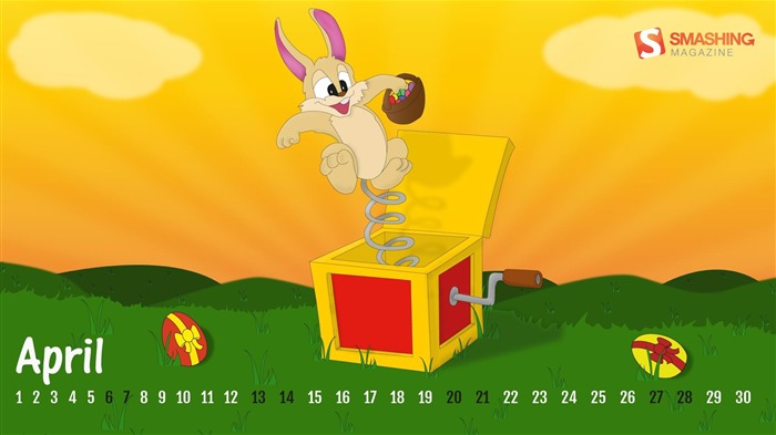 Fools And Bunnies-April 2013 calendar desktop wallpapers Views:6934 Date:2013/4/1 0:33:20