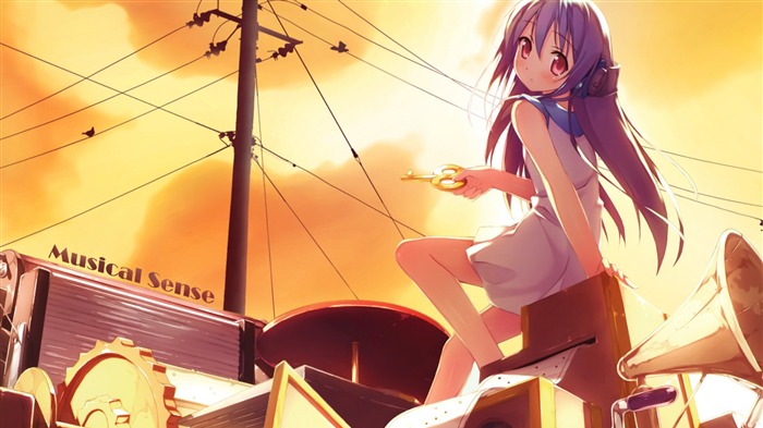 Kantoku anime girl works Widescreen Wallpaper 12 Visualizações:10506