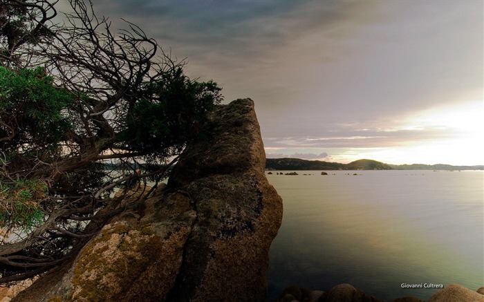 La côte Sardaigne-Microsoft officiel thème Windows fond d'écran Vues:7216