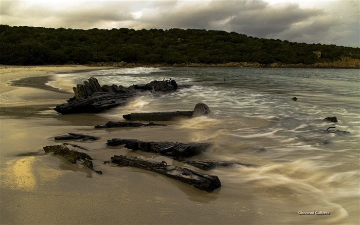 La côte Sardaigne-Microsoft officiel thème Windows fond d'écran Vues:7393