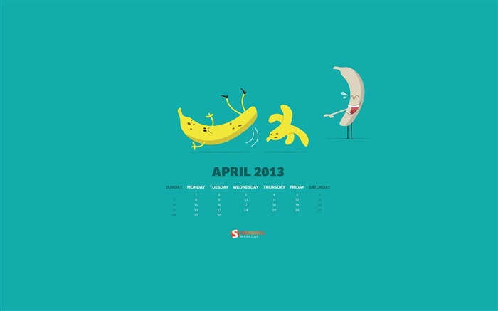 Spring April-April 2013 calendar desktop wallpaper Views:8720 Date:2013/4/1 0:23:16