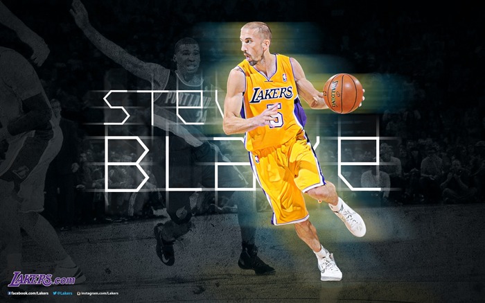 Steve Blake 史蒂夫·布雷克-NBA洛杉矶湖人2012-13赛季壁纸 浏览:9027