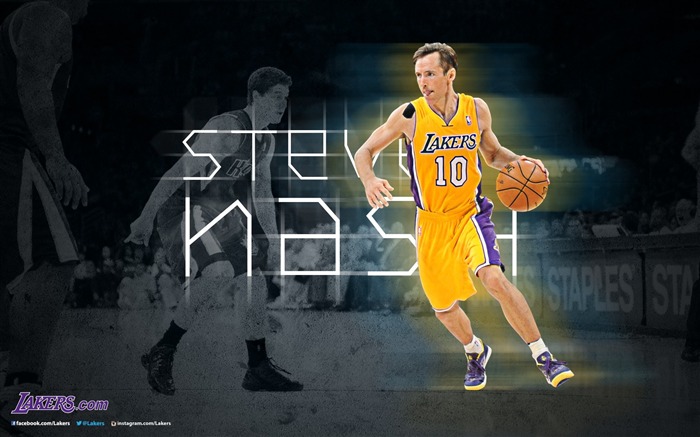 Steve Nash 史蒂夫·纳什-NBA洛杉矶湖人2012-13赛季壁纸 浏览:11750