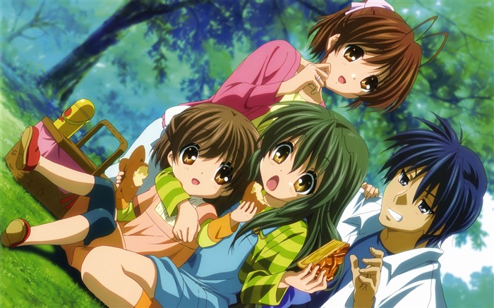 clannad-personagens de desenho animado HD wallpaper Visualizações:22281