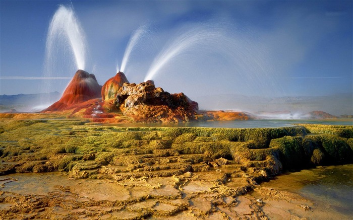 fly geyser-landscape HD Widescreen Wallpaper Visualizações:12017