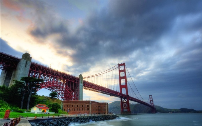 金门大桥（Golden Gate Bridge）-旅行摄影壁纸 浏览:8159