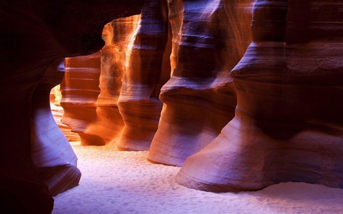 fondo de escritorio de pantalla panorámica de la cueva de arena Vistas:7599