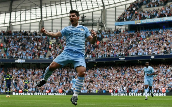 Sergio Agüero kun avant-Football instantané HD fond d'écran Vues:16175