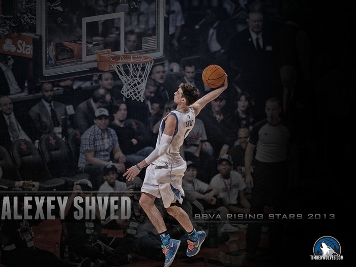 アレクセイはライジングスターをShved-ティンバーウルブズNBA2012-13シーズンの壁紙 ブラウズ:8549