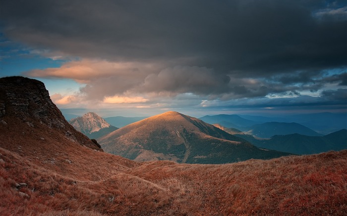 Alpine Vision-Paysage widescreen fond d'écran Vues:10999