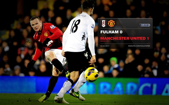 Fulham 0 Manchester United 1-champion 2012-13 Fond d'écran Vues:8562