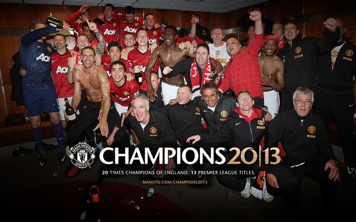 Manchester United champion 2012-13 Fond d'écran Vues:8581