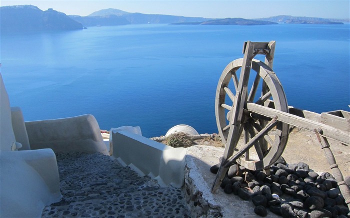 Dimitris Santorini-Grèce Voyage photo fond d'écran Vues:10155