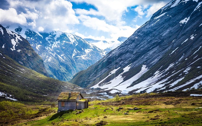 Norvège été-Beau paysages naturels fond d'écran Vues:11566