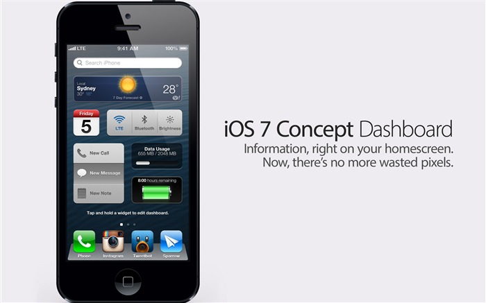 苹果 iOS 7 iPhone高清宽屏壁纸 浏览:8240
