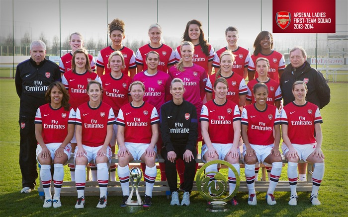 Arsenal Ladies Squad 2013-2014 Arsenal HD Wallpaper Visualizações:13554