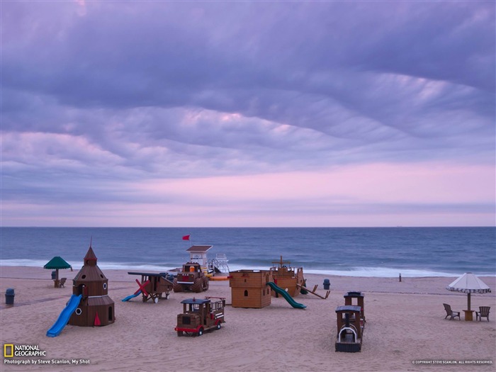 Plage New Jersey-National Geographic fond d'écran Vues:9960