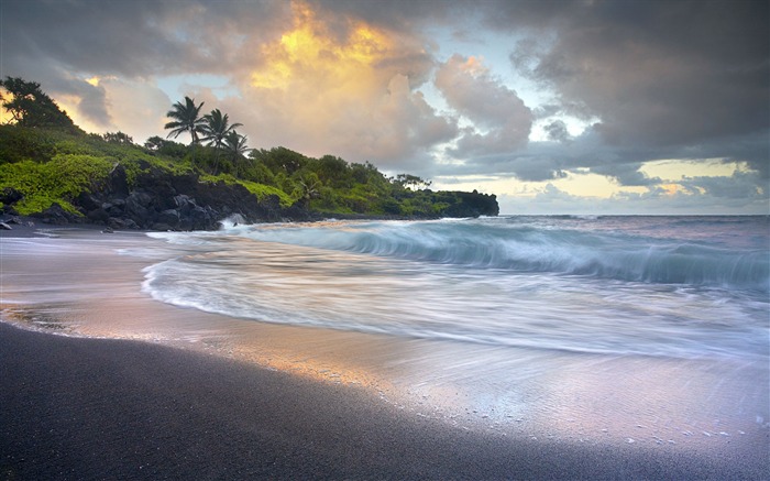 Belles plages-Hawaiian Islands paysage Fond d'écran Vues:14600