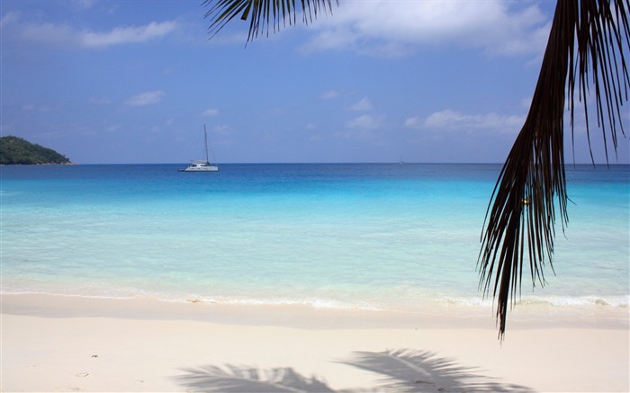 Praias bonitas - cenário das Ilhas Seychelles HD wallpaper Visualizações:11596