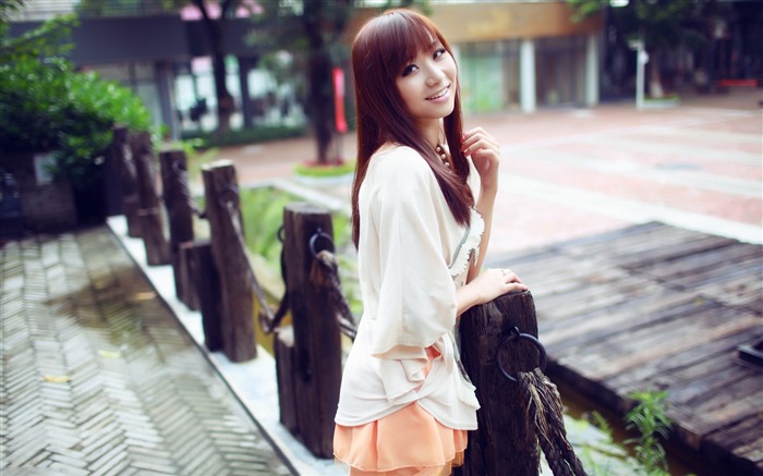 Beautiful smile-oriental beauty girl HD photo wallpaper Views:10589 Date:2013/6/16 10:41:16