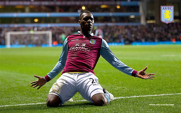 Brilliant Benteke-Aston Villa 2013 fondo de pantalla HD Vistas:8261