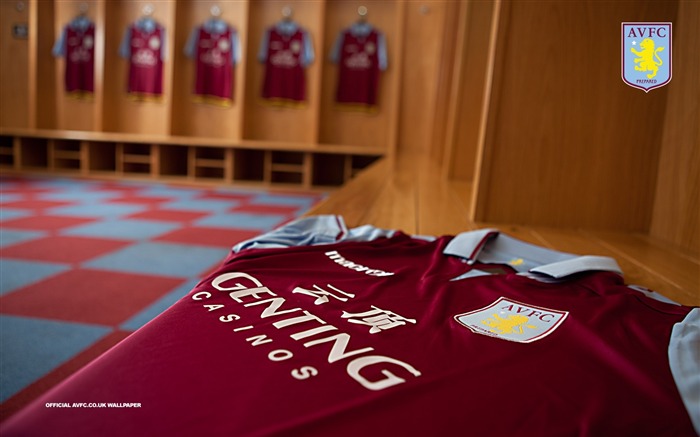 Dressing room delight-Aston Villa 2013 fondo de pantalla HD Vistas:7368