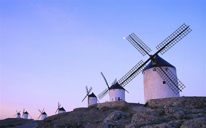 Dutch windmill-Attractive scenery wallpaper Views:12160 Date:2013/6/22 11:21:17