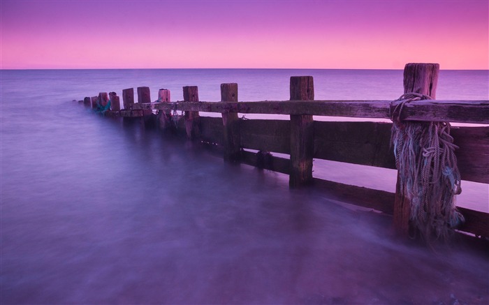 Papel tapiz de Puerto muelle-paisaje de verano Vistas:9659