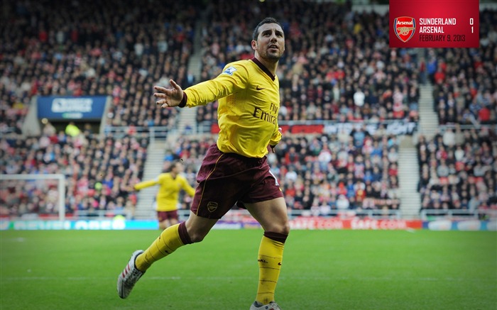 Sunderland 0-1 Arsenal-2013 Arsenal HD Wallpaper Visualizações:7810