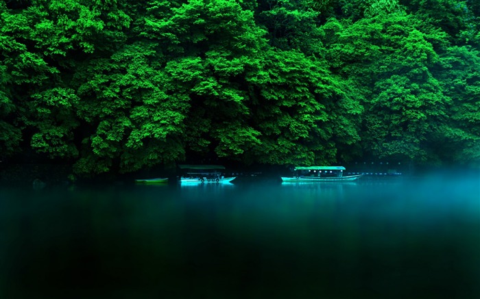 Tranquil lake-Nature Landscape fondo de pantalla Vistas:17751