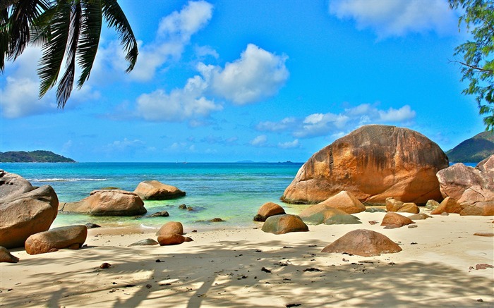 Destinos turísticos - Ilhas Seychelles cenário HD papel de parede Visualizações:11833