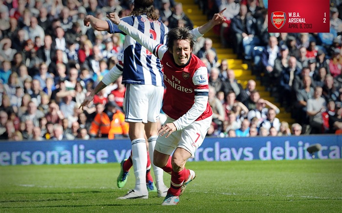 WBA 1-2 Arsenal-2013 Arsenal HD Wallpaper Visualizações:8623