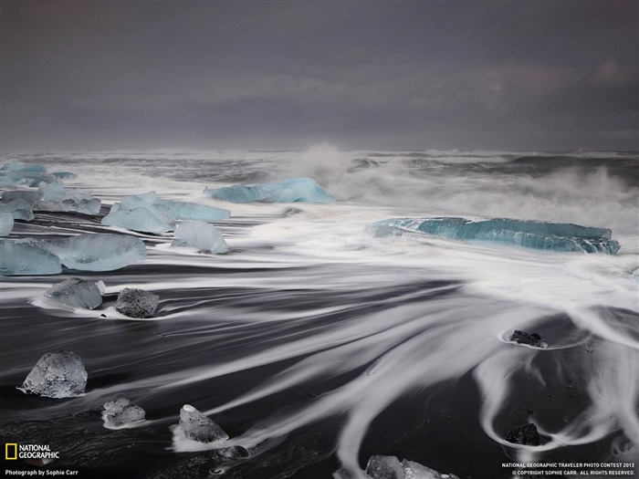 Waves Islande-National Geographic fond d'écran Vues:12520