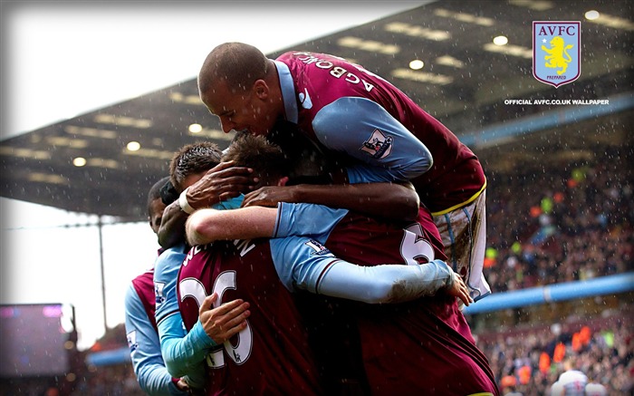 Weimann se atiborró después de aturdir el gol-Aston Villa 2013 fondo de pantalla HD Vistas:6085