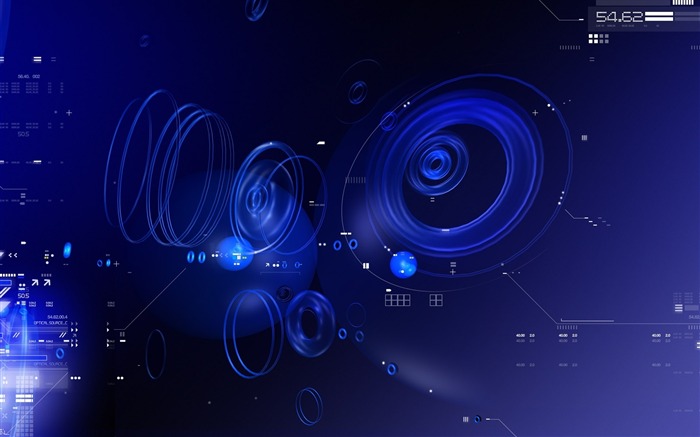 blue black abstract-Hi-Tech Brand advertising wallpaper Views:24394 Date:2013/6/17 22:42:14