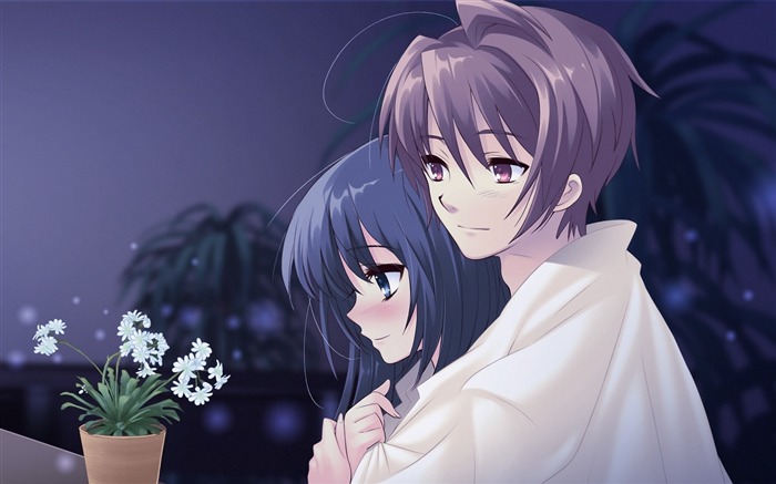 boy girl pot flower hug tenderness-2013 Anime HD Wallpaper Views:27909 Date:2013/6/11 22:01:14