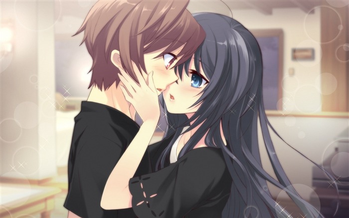 boy girl tenderness kiss room-2013 Anime HD Wallpaper Views:23209 Date:2013/6/11 22:02:53