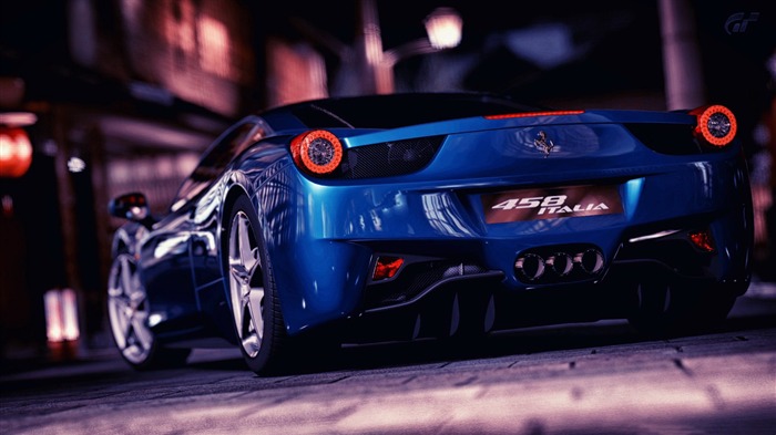 Ferrari 458 italia blue-2013 Car HD Wallpaper Visualizações:11840