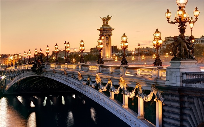 França paris alexander bridge-Fotografia HD wallpaper Visualizações:20896