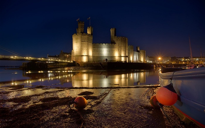 reino unido wales caernarfon-Fotografia HD wallpaper Visualizações:8346