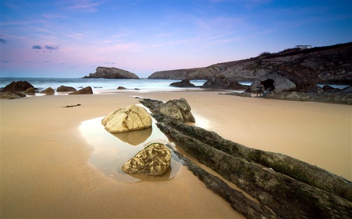 virgen isla playa-verano naturaleza fondo de pantalla HD Vistas:10300