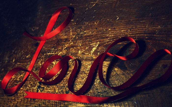 Papel de Parede de Amor Ribbon-Love HD Visualizações:9615