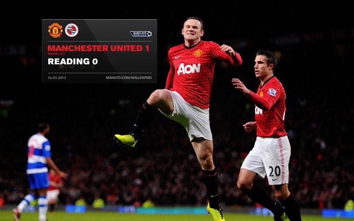 Manchester United 1 Reading 0-FA Premier League 2012-13 Wallpaper Views:7660 Date:2013/7/14 13:41:09