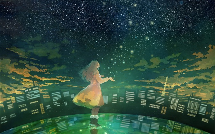 Second element of the Fireflies Summer Cartoon Wallpaper 11 Views:12223 Date:2013/7/7 1:47:44