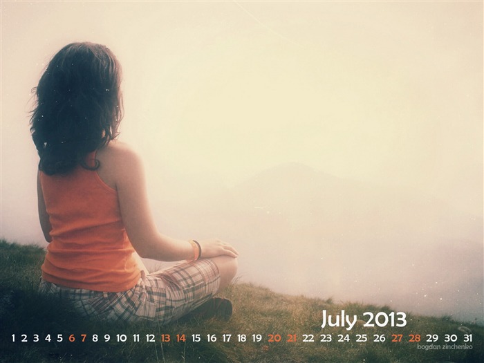 The Highest-July 2013 calendar desktop wallpapers Views:8655 Date:2013/7/1 21:28:49